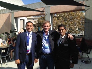 New friends, Dani and Yogesh, from U of San Diego